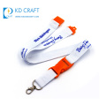 High quality new style custom polyester silk screen printing rock band lanyard with plastic buckle